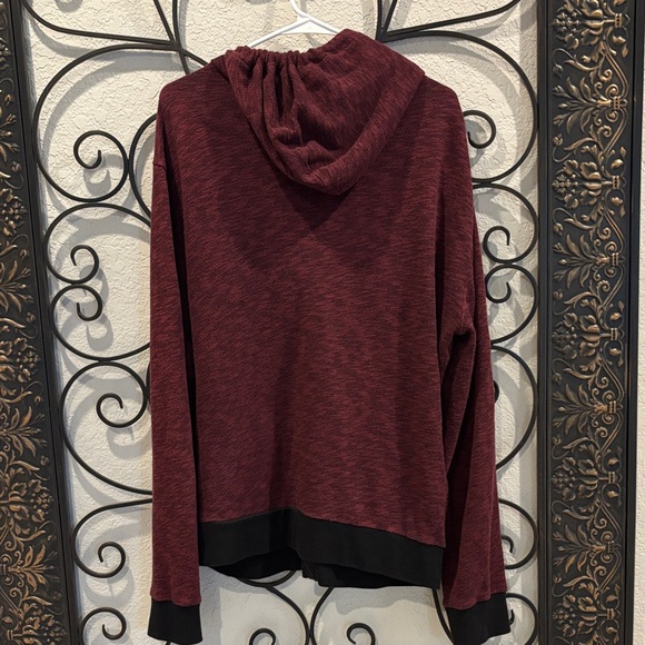 Express maroon hoodie size large men’s - Picture 5 of 5